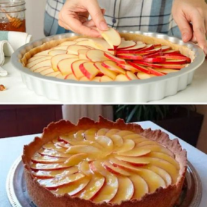 Torta de Maçã com Rolinhos de Canela: Um Toque de Sabor e Elegância